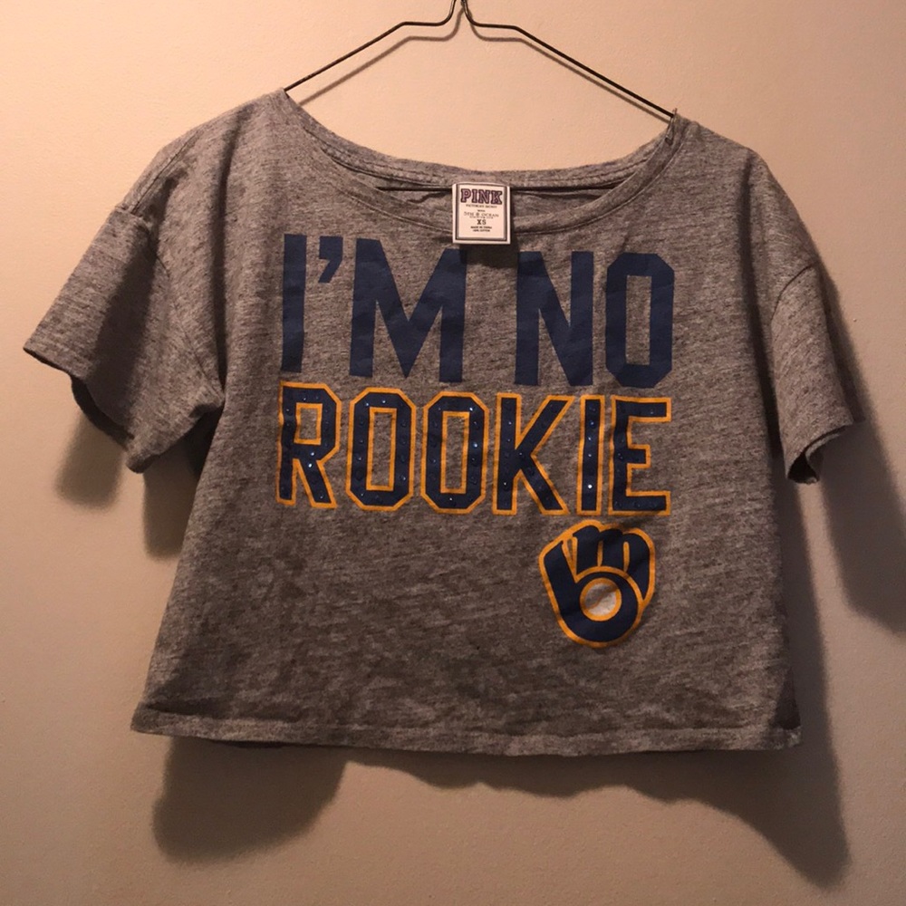 PINK Milwaukee Brewers Crop Top